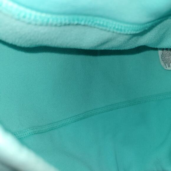 Nike Therma Fit Teal Pattern Swoosh Raglan Hoodie Women Sz XS 665890-385 - Picture 6 of 6